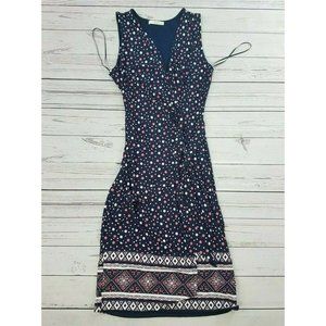 Le Lis Sleeveless Faux Wrap Dress NWOT